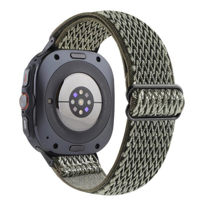 Wave Pattern Nylon Braided Watch Band, For Samsung Galaxy Watch8 / Watch8 Classic