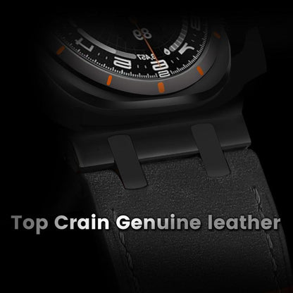 Crazy Horse Leather Watch Band, For Samsung Galaxy Watch8 / Watch8 Classic