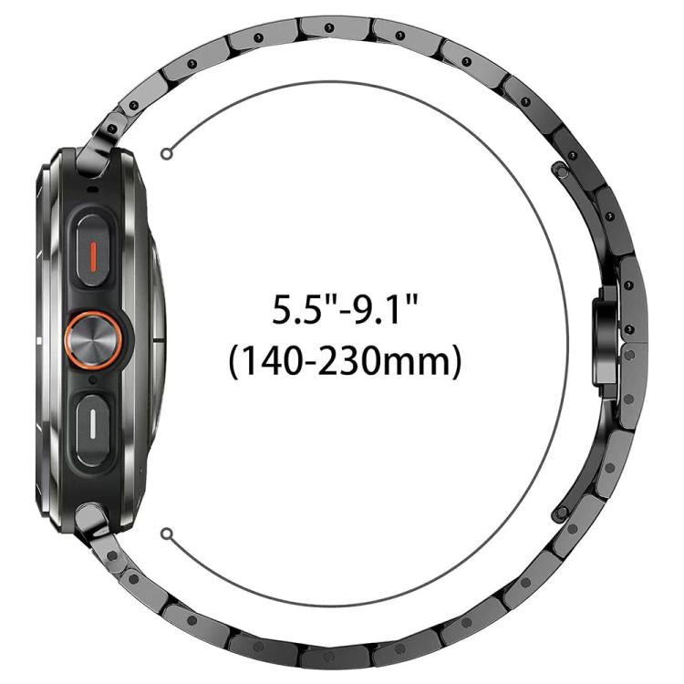 Butterfly Buckle Titanium Alloy Watch Band, For Samsung Galaxy Watch8 / Watch8 Classic