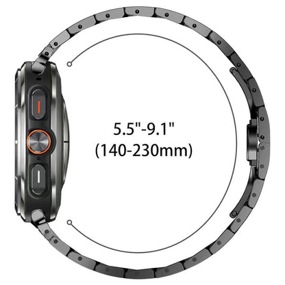 Butterfly Buckle Titanium Alloy Watch Band, For Samsung Galaxy Watch8 / Watch8 Classic