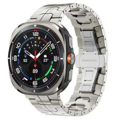 Butterfly Buckle Titanium Alloy Watch Band, For Samsung Galaxy Watch8 / Watch8 Classic