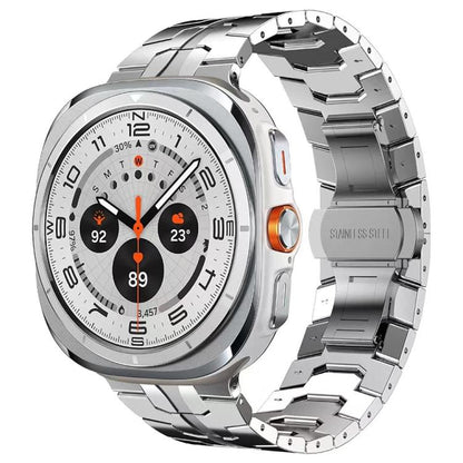Butterfly Buckle Titanium Alloy Watch Band, For Samsung Galaxy Watch8 / Watch8 Classic
