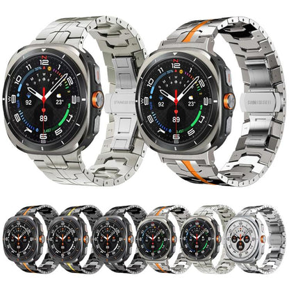 Butterfly Buckle Titanium Alloy Watch Band, For Samsung Galaxy Watch8 / Watch8 Classic