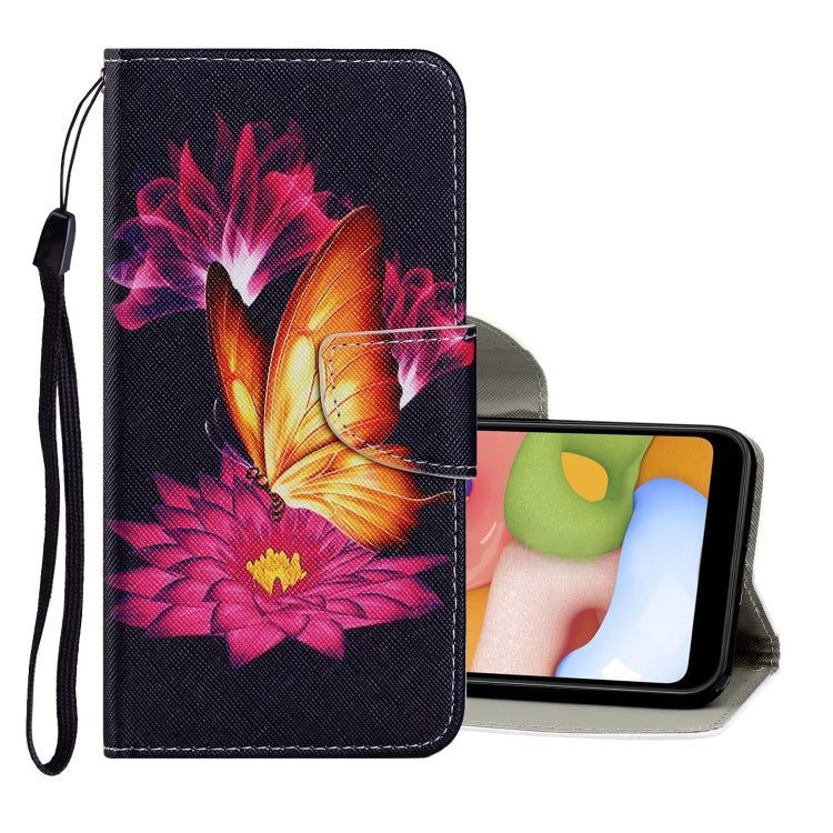 Coloured Drawing Pattern Horizontal Flip PU Leather Case with Holder & Card Slots & Wallet & Lanyard, For Samsung Galaxy A01, For Samsung Galaxy A10 / M10, For Samsung Galaxy M11 / A11