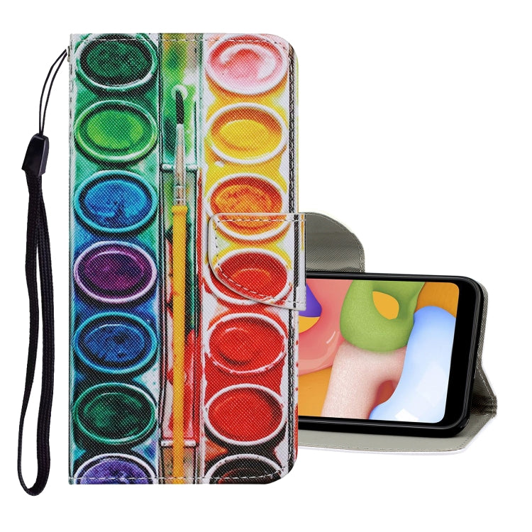 Coloured Drawing Pattern Horizontal Flip PU Leather Case with Holder & Card Slots & Wallet & Lanyard, For Samsung Galaxy S10, For Samsung Galaxy S10 Plus, For Samsung Galaxy S10e