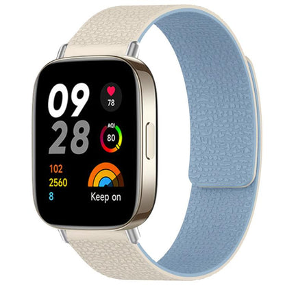 xDfind Litchi Texture Magnetic Silicone Watch Band, For Xiaomi Band 10 Pro/9 Pro/Redmi Watch 6/5/4, For Xiaomi Smart Bnad 10 / 9 / 8, For Redmi Watch 3 Active/Watch 3 Lite, For Redmi Watch 3