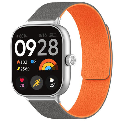xDfind Litchi Texture Magnetic Silicone Watch Band, For Xiaomi Band 10 Pro/9 Pro/Redmi Watch 6/5/4, For Xiaomi Smart Bnad 10 / 9 / 8, For Redmi Watch 3 Active/Watch 3 Lite, For Redmi Watch 3