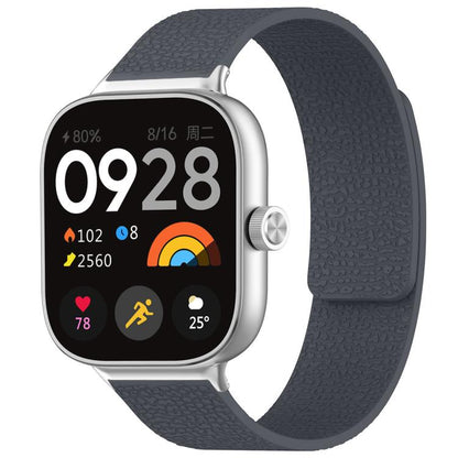 xDfind Litchi Texture Magnetic Silicone Watch Band, For Xiaomi Band 10 Pro/9 Pro/Redmi Watch 6/5/4, For Xiaomi Smart Bnad 10 / 9 / 8, For Redmi Watch 3 Active/Watch 3 Lite, For Redmi Watch 3