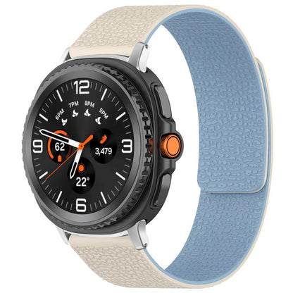 xDfind Litchi Texture Magnetic Silicone Watch Band, For Samsung Galaxy Watch Ultra/Ultra 2025, For Samsung Galaxy Watch8 / 8 Classic, For Samsung Galaxy Watch 7 / 6 / 5 / FE, For Samsung Galaxy Fit3 SM-R390