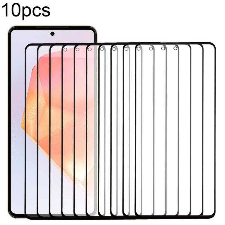 10pcs Front Screen Outer Glass Lens with OCA Optically Clear Adhesive, For Galaxy S26+ SM-S947B, For Galaxy M07 SM-M075F, For Galaxy M17 SM-M176B, For Galaxy S26 SM-S942B, For Galaxy A57 SM-A576B, For Galaxy A37 SM-A376B, For Galaxy S25 FE SM-S731B    ...
