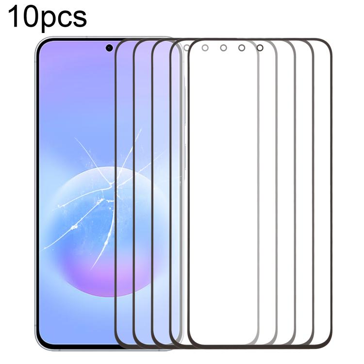 10pcs Front Screen Outer Glass Lens with OCA Optically Clear Adhesive, For Galaxy S26+ SM-S947B, For Galaxy M07 SM-M075F, For Galaxy M17 SM-M176B, For Galaxy S26 SM-S942B, For Galaxy A57 SM-A576B, For Galaxy A37 SM-A376B, For Galaxy S25 FE SM-S731B    ...