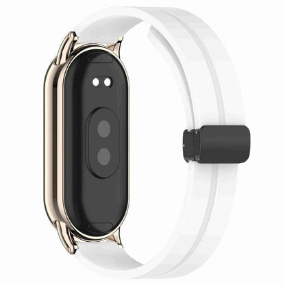 xDfind Folding Buckle Silicone Watch Band, For Xiaomi Smart Band 10 / 9 / 8 / NFC