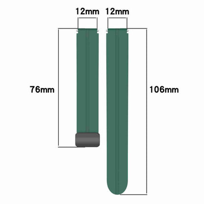 xDfind Folding Buckle Silicone Watch Band, For Xiaomi Smart Band 10 / 9 / 8 / NFC