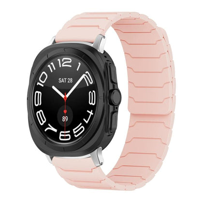 xDfind Magnetic Silicone Watch Band, For Samsung Galaxy Watch Ultra / Ultra 2025, For Samsung Galaxy Watch8 / 8 Classic, For Samsung Galaxy Watch 7 / 6 / 5 / FE