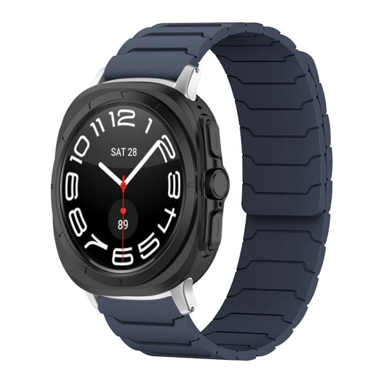 xDfind Magnetic Silicone Watch Band, For Samsung Galaxy Watch Ultra / Ultra 2025, For Samsung Galaxy Watch8 / 8 Classic, For Samsung Galaxy Watch 7 / 6 / 5 / FE