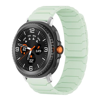 xDfind Magnetic Silicone Watch Band, For Samsung Galaxy Watch Ultra / Ultra 2025, For Samsung Galaxy Watch8 / 8 Classic, For Samsung Galaxy Watch 7 / 6 / 5 / FE