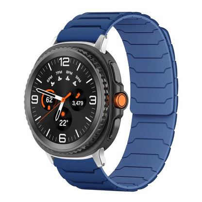 xDfind Magnetic Silicone Watch Band, For Samsung Galaxy Watch Ultra / Ultra 2025, For Samsung Galaxy Watch8 / 8 Classic, For Samsung Galaxy Watch 7 / 6 / 5 / FE