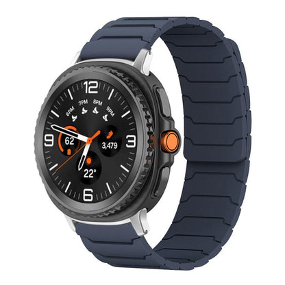 xDfind Magnetic Silicone Watch Band, For Samsung Galaxy Watch Ultra / Ultra 2025, For Samsung Galaxy Watch8 / 8 Classic, For Samsung Galaxy Watch 7 / 6 / 5 / FE