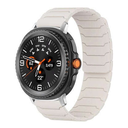 xDfind Magnetic Silicone Watch Band, For Samsung Galaxy Watch Ultra / Ultra 2025, For Samsung Galaxy Watch8 / 8 Classic, For Samsung Galaxy Watch 7 / 6 / 5 / FE