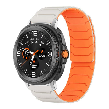 xDfind Magnetic Silicone Watch Band, For Samsung Galaxy Watch Ultra / Ultra 2025, For Samsung Galaxy Watch8 / 8 Classic, For Samsung Galaxy Watch 7 / 6 / 5 / FE