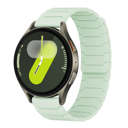xDfind Magnetic Silicone Watch Band, For Samsung Galaxy Watch Ultra / Ultra 2025, For Samsung Galaxy Watch8 / 8 Classic, For Samsung Galaxy Watch 7 / 6 / 5 / FE