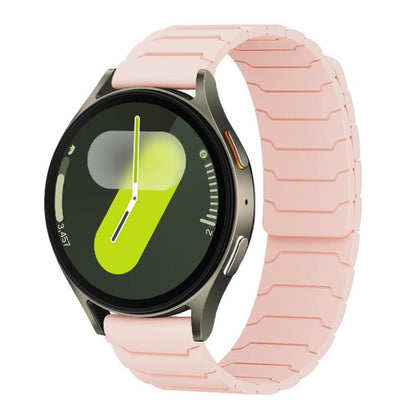 xDfind Magnetic Silicone Watch Band, For Samsung Galaxy Watch Ultra / Ultra 2025, For Samsung Galaxy Watch8 / 8 Classic, For Samsung Galaxy Watch 7 / 6 / 5 / FE