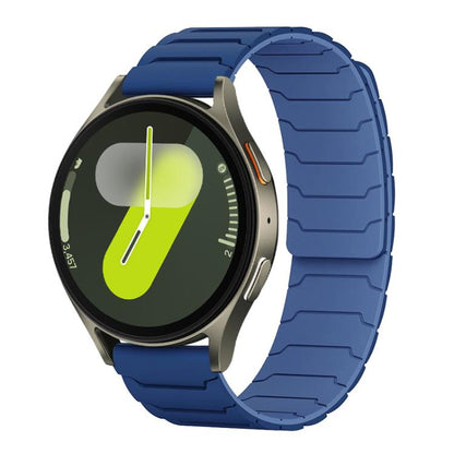xDfind Magnetic Silicone Watch Band, For Samsung Galaxy Watch Ultra / Ultra 2025, For Samsung Galaxy Watch8 / 8 Classic, For Samsung Galaxy Watch 7 / 6 / 5 / FE