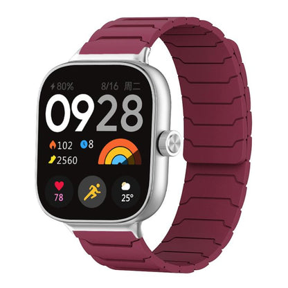 xDfind Magnetic Silicone Watch Band, For Xiaomi Band 10 Pro/9 Pro/Redmi Watch 6/5/4, For Redmi Watch 3 Active / Watch 3 Lite, For Redmi Watch 3