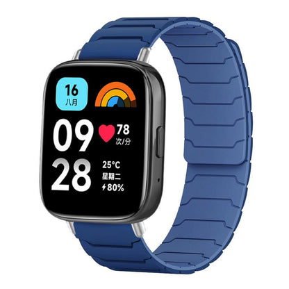xDfind Magnetic Silicone Watch Band, For Xiaomi Band 10 Pro/9 Pro/Redmi Watch 6/5/4, For Redmi Watch 3 Active / Watch 3 Lite, For Redmi Watch 3
