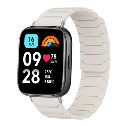 xDfind Magnetic Silicone Watch Band, For Xiaomi Band 10 Pro/9 Pro/Redmi Watch 6/5/4, For Redmi Watch 3 Active / Watch 3 Lite, For Redmi Watch 3