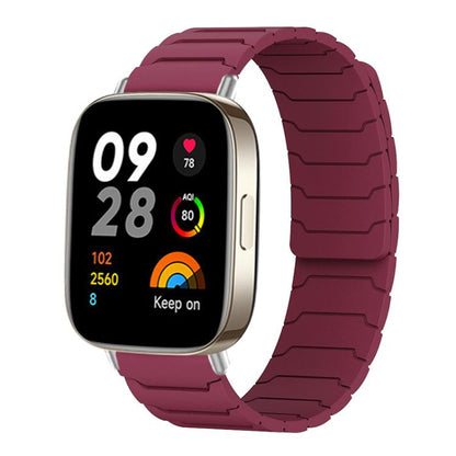 xDfind Magnetic Silicone Watch Band, For Xiaomi Band 10 Pro/9 Pro/Redmi Watch 6/5/4, For Redmi Watch 3 Active / Watch 3 Lite, For Redmi Watch 3