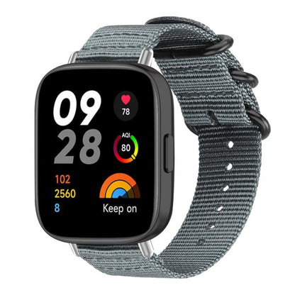 xDfind Ring Buckle Nylon Canvas Watch Band, For Xiaomi Band 10 Pro/9 Pro/Redmi Watch 6/5/4, For Redmi Watch 3 Active / Watch 3 Lite, For Redmi Watch 3