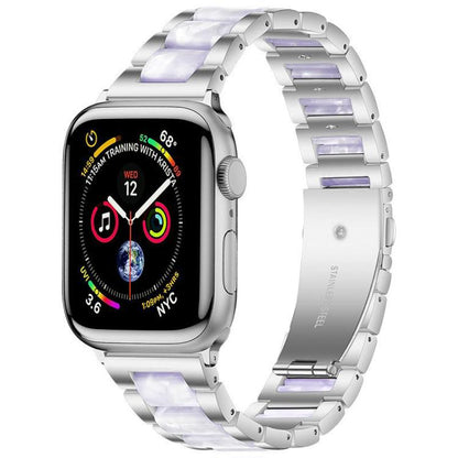 xDfind Three Beads Metal Resin Watch Band, For Apple Watch 42 / 44 / 45 / 46 / 49mm, For Apple Watch 38 / 40 / 41 / S10 42mm