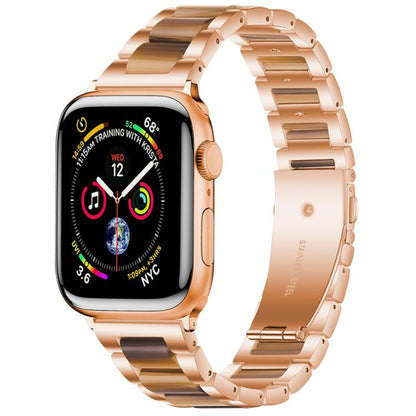 xDfind Three Beads Metal Resin Watch Band, For Apple Watch 42 / 44 / 45 / 46 / 49mm, For Apple Watch 38 / 40 / 41 / S10 42mm