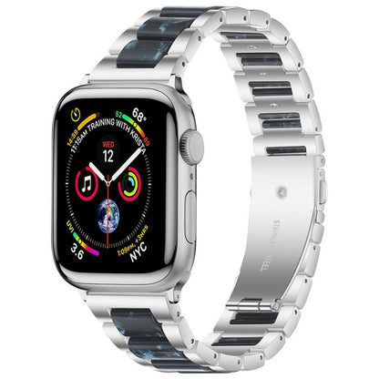 xDfind Three Beads Metal Resin Watch Band, For Apple Watch 42 / 44 / 45 / 46 / 49mm, For Apple Watch 38 / 40 / 41 / S10 42mm