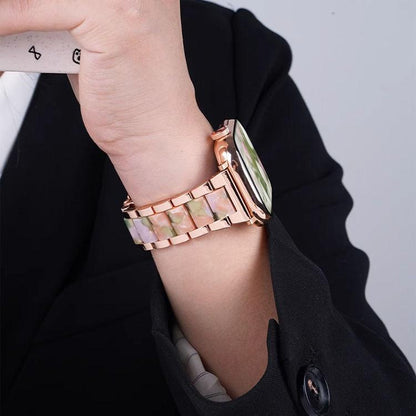 xDfind Three Beads Metal Resin Watch Band, For Apple Watch 42 / 44 / 45 / 46 / 49mm, For Apple Watch 38 / 40 / 41 / S10 42mm