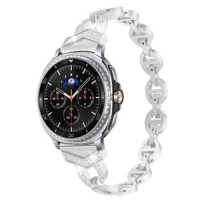 xDfind Diamond Stainless Steel Watch Band, For Samsung Galaxy Watch Ultra/Ultra 2025, For Samsung Galaxy Watch8 / 8 Classic