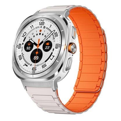xDfind I-shaped Magnetic Silicone Watch Band, For Samsung Galaxy Watch Ultra / Ultra 2025, For Samsung Galaxy Watch8 / 8 Classic