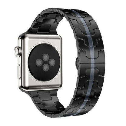 xDfind Butterfly Buckle Stainless Steel Watch Band, For Apple Watch 42 / 44 / 45 / 46 / 49mm, For Apple Watch 38 / 40 / 41 / S10 42mm