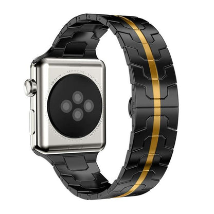 xDfind Butterfly Buckle Stainless Steel Watch Band, For Apple Watch 42 / 44 / 45 / 46 / 49mm, For Apple Watch 38 / 40 / 41 / S10 42mm