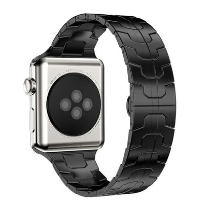 xDfind Butterfly Buckle Stainless Steel Watch Band, For Apple Watch 42 / 44 / 45 / 46 / 49mm, For Apple Watch 38 / 40 / 41 / S10 42mm