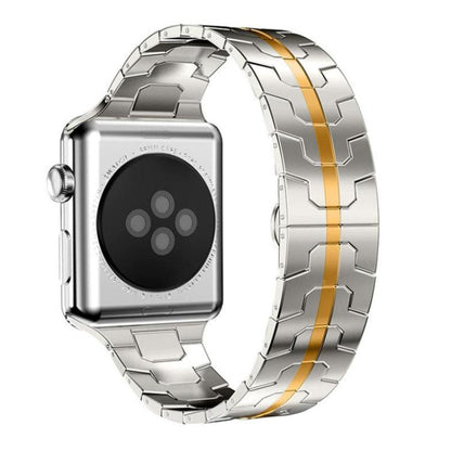 xDfind Butterfly Buckle Stainless Steel Watch Band, For Apple Watch 42 / 44 / 45 / 46 / 49mm, For Apple Watch 38 / 40 / 41 / S10 42mm