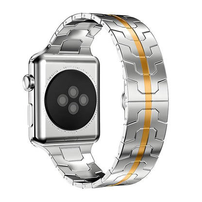 xDfind Butterfly Buckle Stainless Steel Watch Band, For Apple Watch 42 / 44 / 45 / 46 / 49mm, For Apple Watch 38 / 40 / 41 / S10 42mm