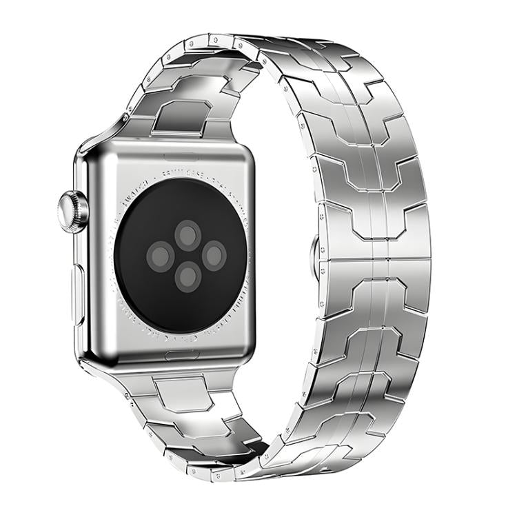 xDfind Butterfly Buckle Stainless Steel Watch Band, For Apple Watch 42 / 44 / 45 / 46 / 49mm, For Apple Watch 38 / 40 / 41 / S10 42mm