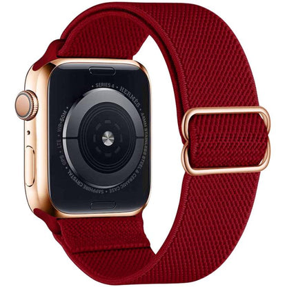 xDfind Adjustable Slide Buckle Elastic Nylon Watch Band, For Apple Watch 42 / 44 / 45 / 46 / 49mm, For Apple Watch 38 / 40 / 41 / S10 42mm