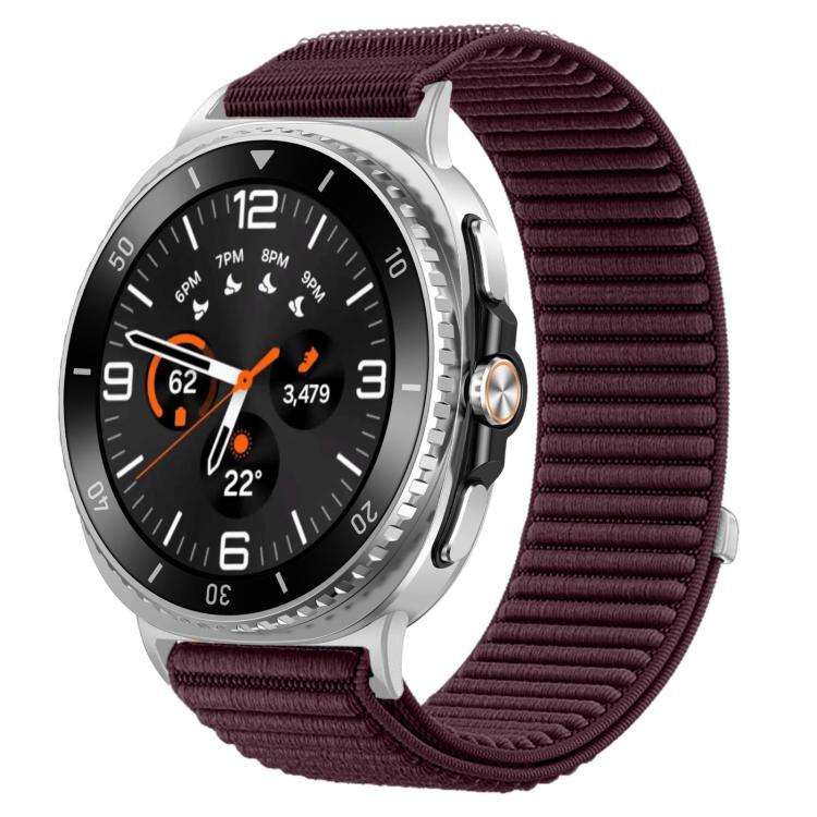 xDfind Woven Nylon Hook And Loop Fastener Watch Band, For Samsung Galaxy Watch8 / 8 Classic