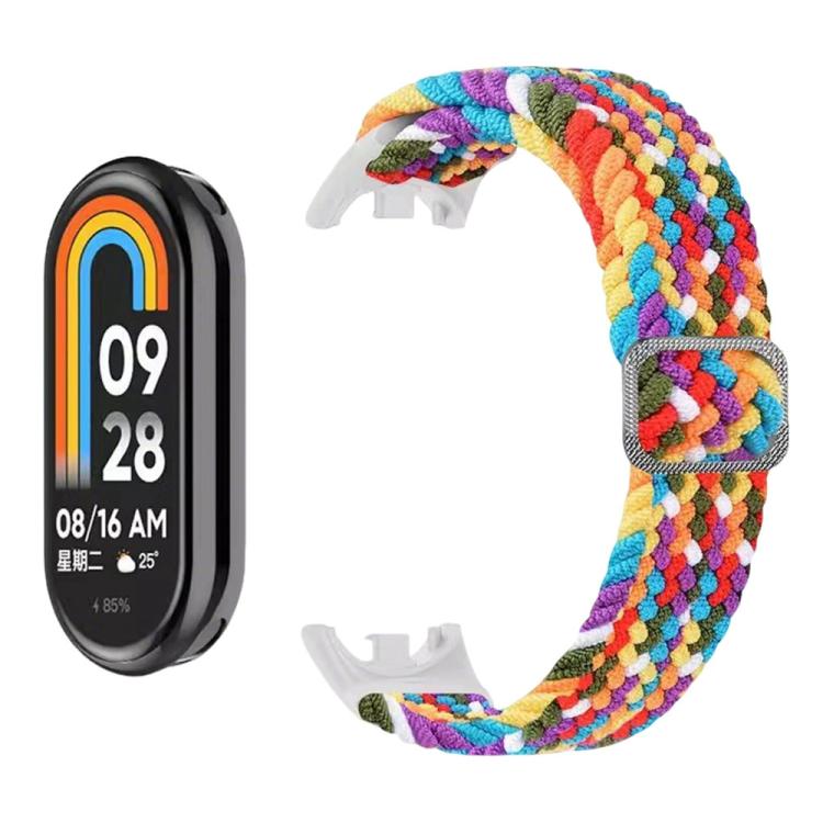 xDfind Adjustable Elastic Nylon Braided Watch Band, For Xiaomi Smart Band 10 / 9 / 8