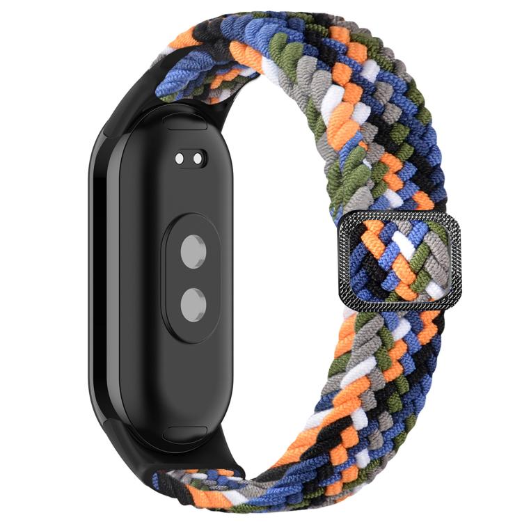 xDfind Adjustable Elastic Nylon Braided Watch Band, For Xiaomi Smart Band 10 / 9 / 8