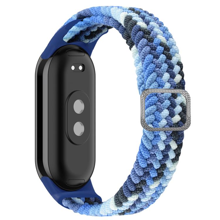 xDfind Adjustable Elastic Nylon Braided Watch Band, For Xiaomi Smart Band 10 / 9 / 8
