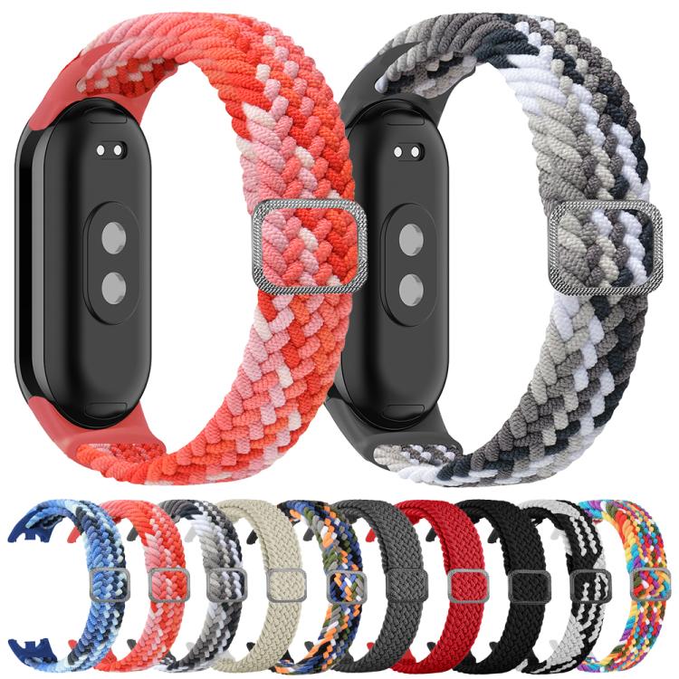 xDfind Adjustable Elastic Nylon Braided Watch Band, For Xiaomi Smart Band 10 / 9 / 8